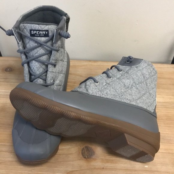 Sperry Syren Gulf Waterpr. Wool Quilt Lace Up Boot - Picture 8 of 8